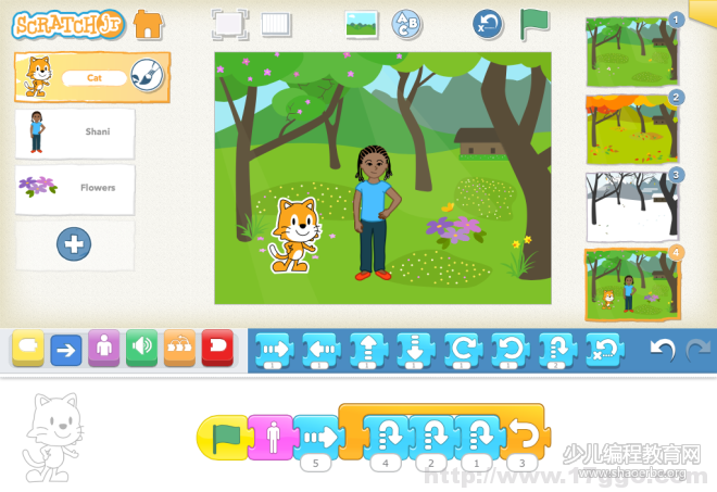 ScratchJr:少儿编程教育启蒙神器!-少儿编程教育网
