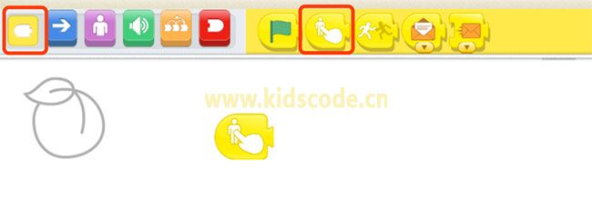 scratchjr图文教程：第四章游戏-摘桃子